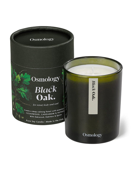 Black Oak Scented Candle - Cedarwood Cardamon and Nutmeg