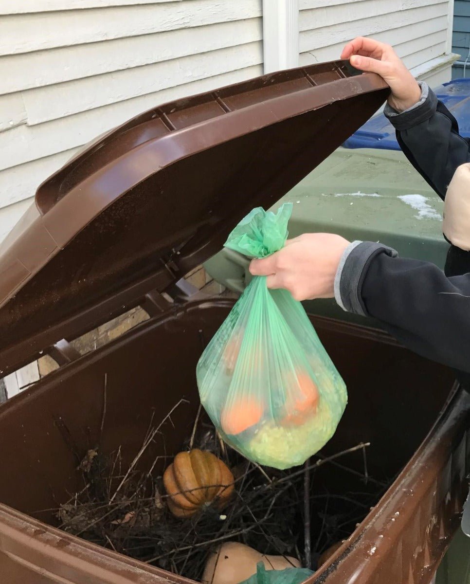 Biobag 3 Gallon Compostable Bags (4-Roll Pack, QTY:100)