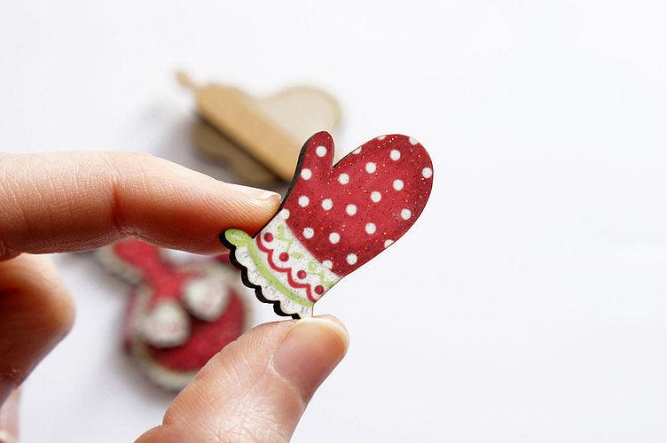 Baking Pastries Brooches Set of 3 by Laliblue