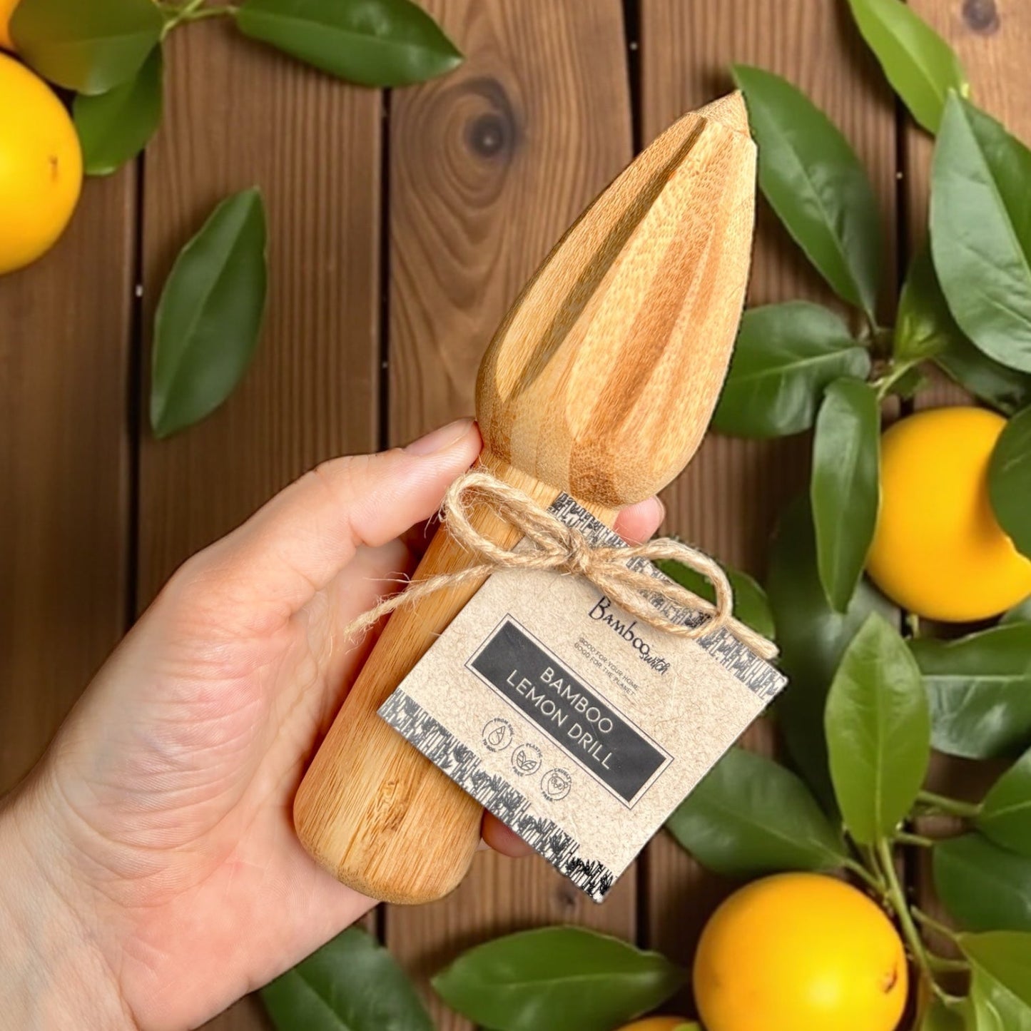 Bamboo Lemon Juicer