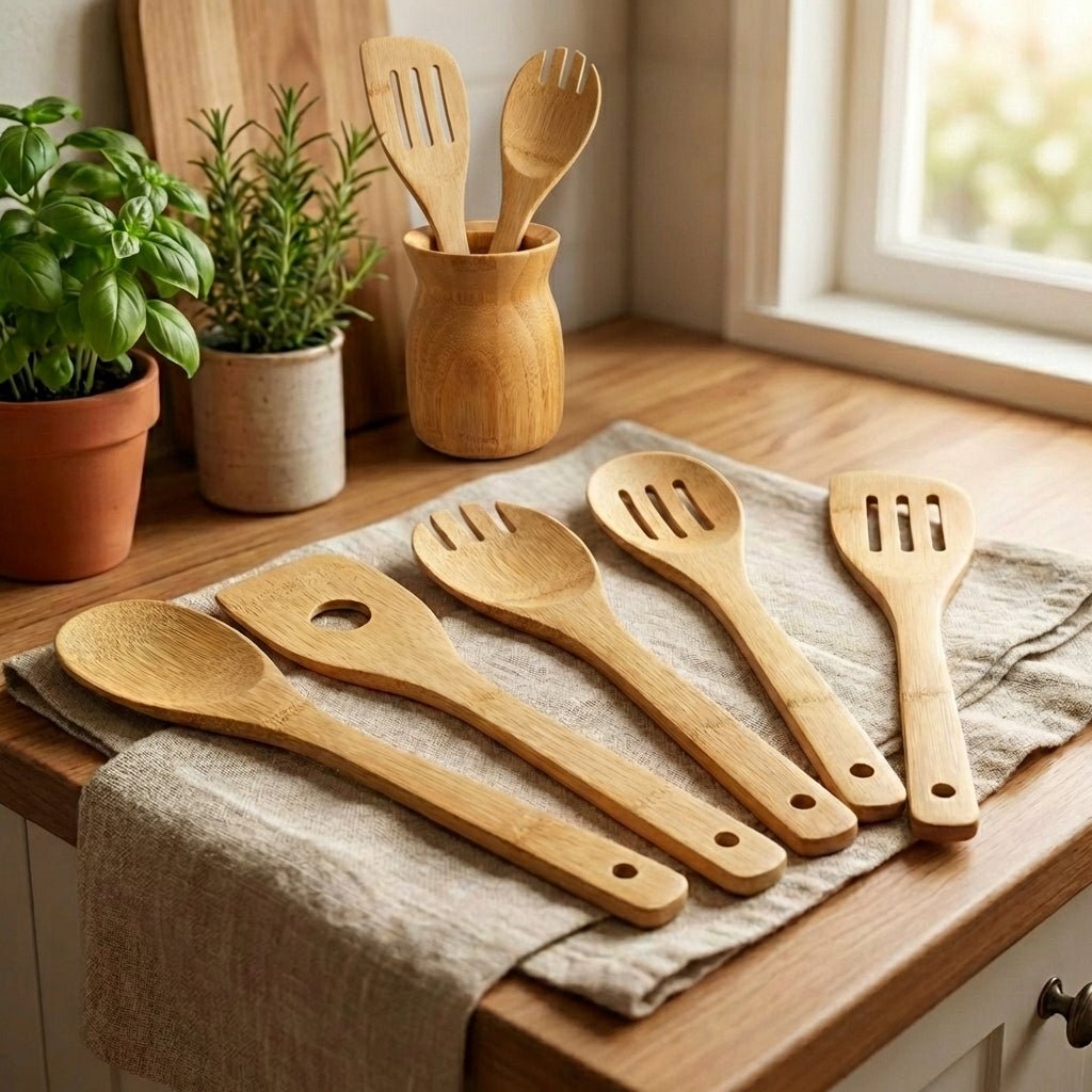 Bamboo Slanted Spatula
