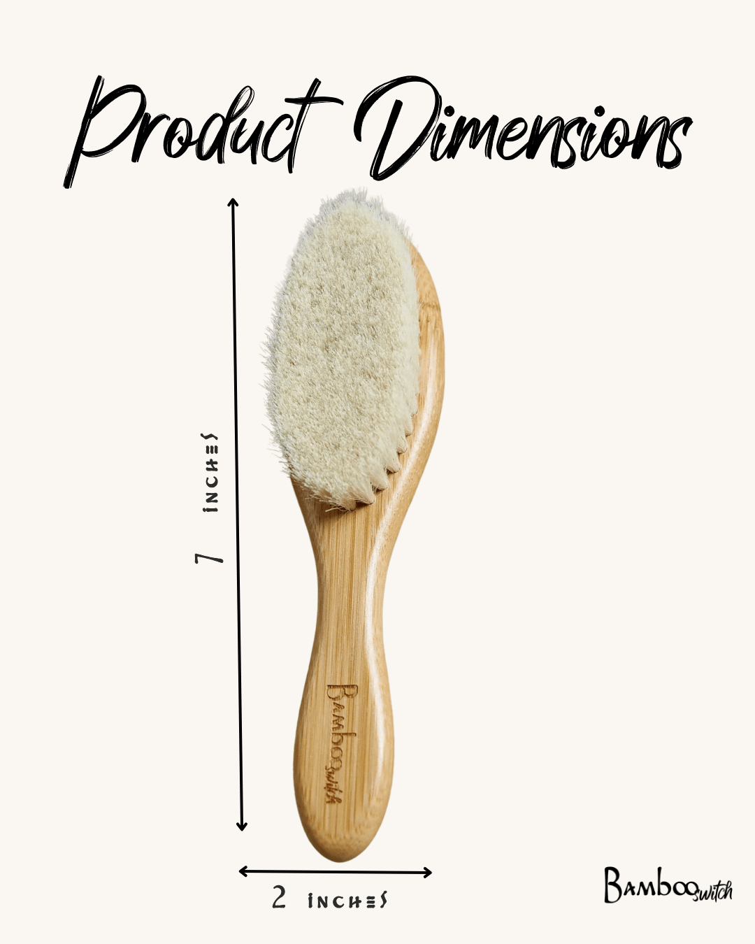 Bamboo Soft Hair Brush | For Babies