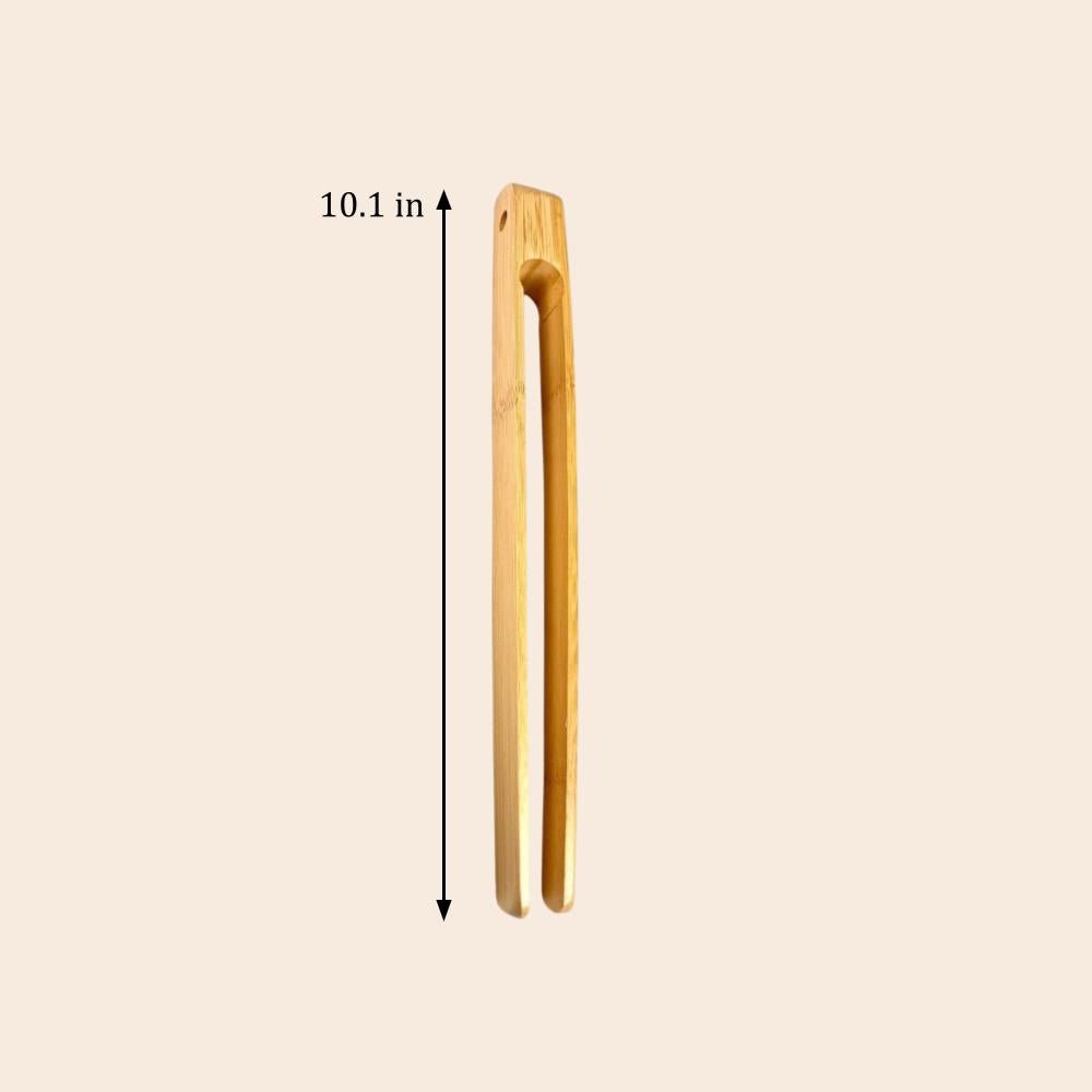 Bamboo Tongs 8"