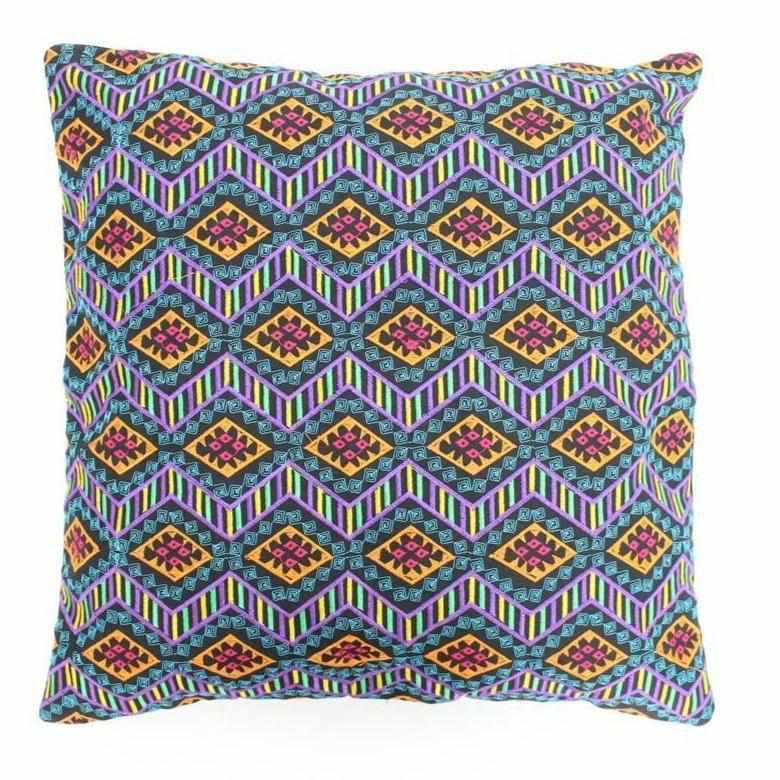 Bangkok Diamond Embroidered Pillow Cover - Thailand