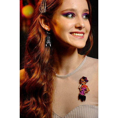 Bat Girl Brooch by Laliblue | PRE-ORDER SHIPS IN 2-3 WEEKS