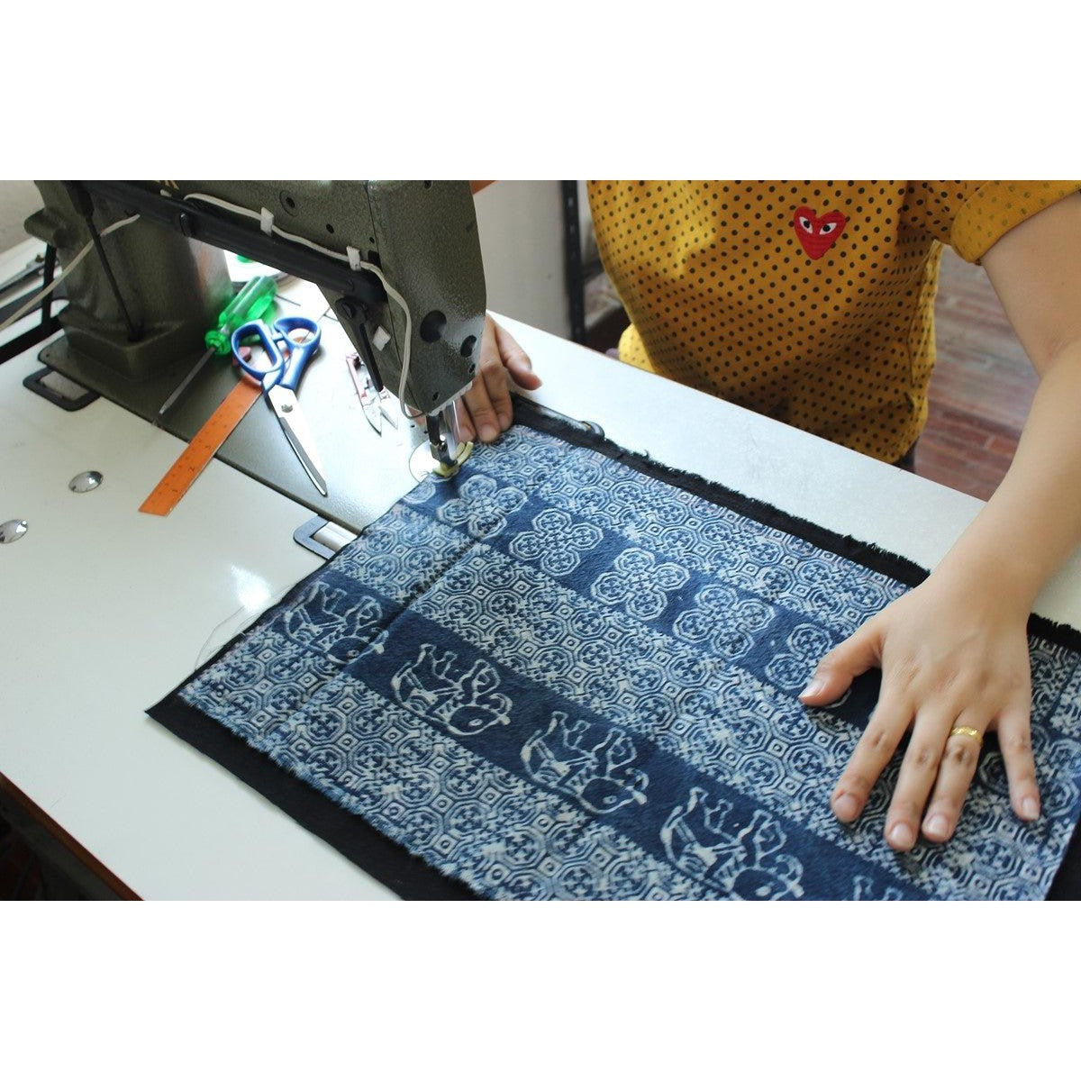 Oasis Multi Tassel Batik Pillow Cover - Thailand