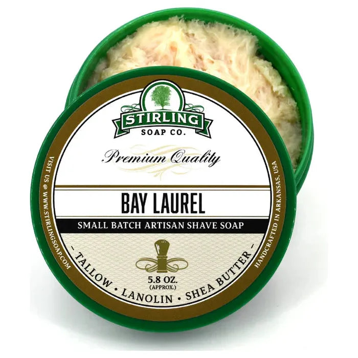 Stirling Soap Co. Bay Laurel Shaving Collection