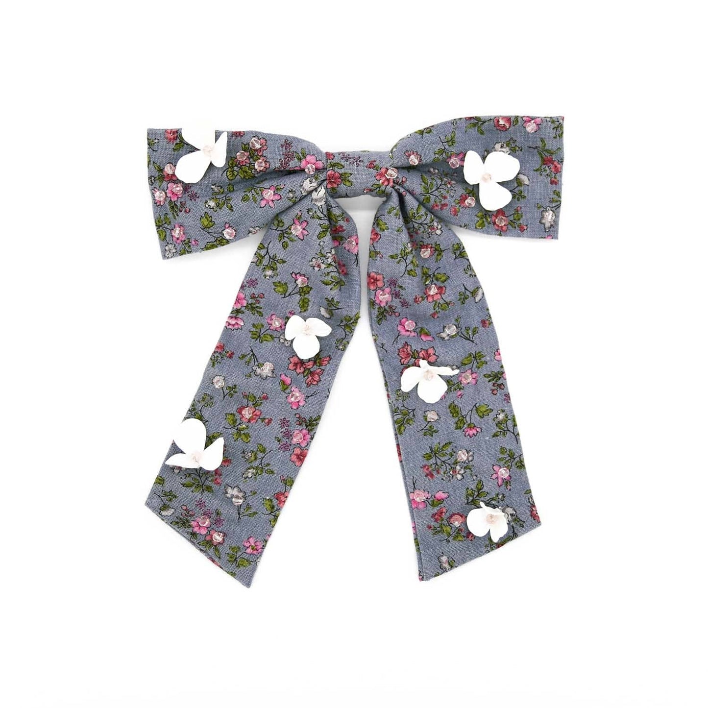 Larkspur Floral Barrette