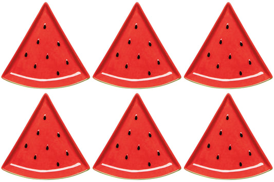 Set of 6 Shaped Dish Melon Pop