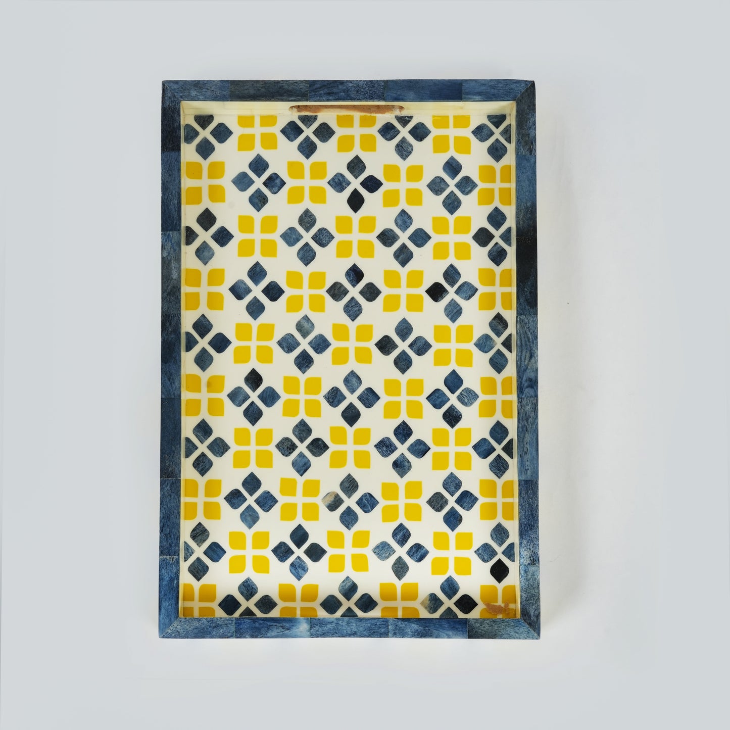 Marigold Mosaic Bone Inlay Tray