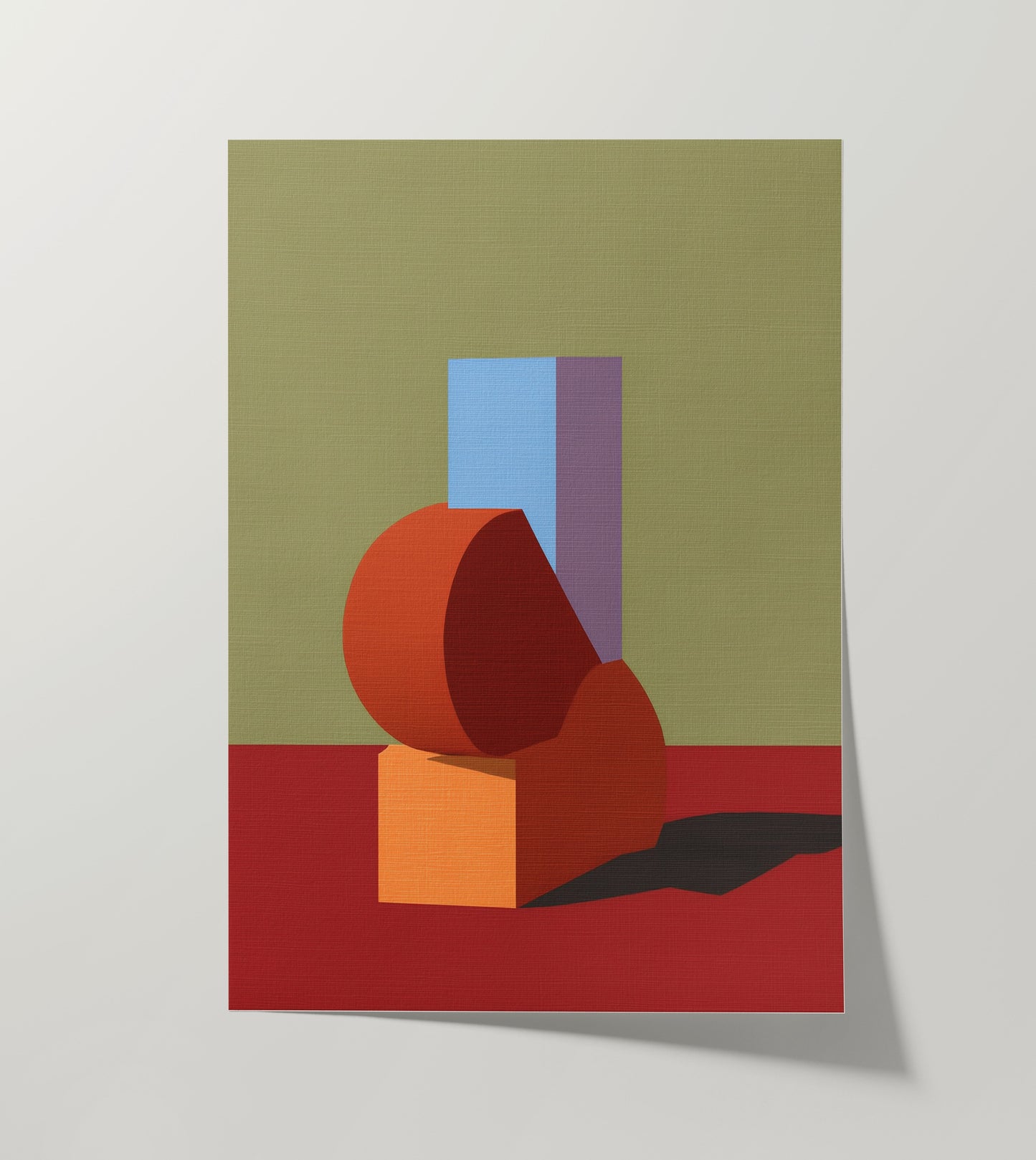 Form and Structure No. 04 — Geometric Abstract Art Print