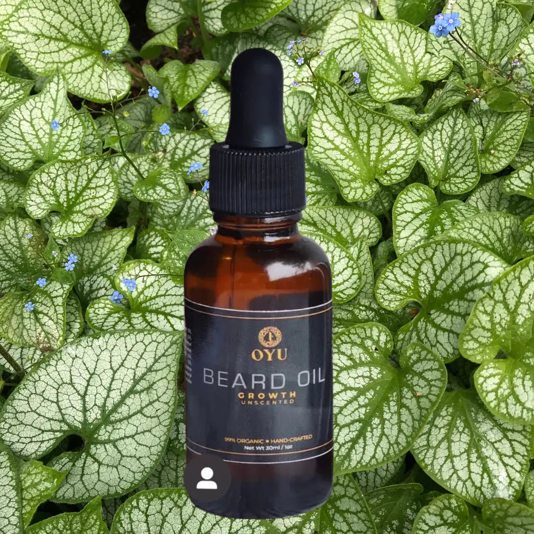 Organic Growth Beard Oil - Nourish and Strengthen Your Beard Naturally 30ml/1oz