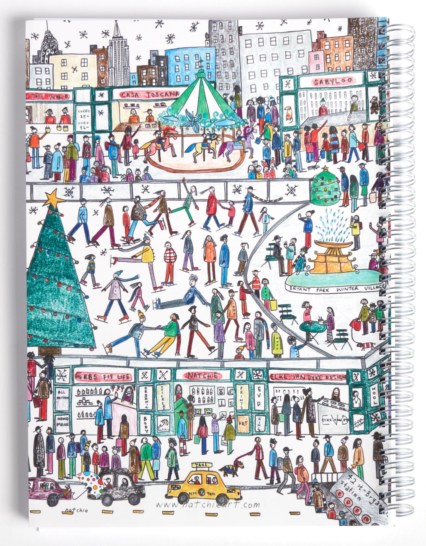 Bryant Park Winter Village Notebook