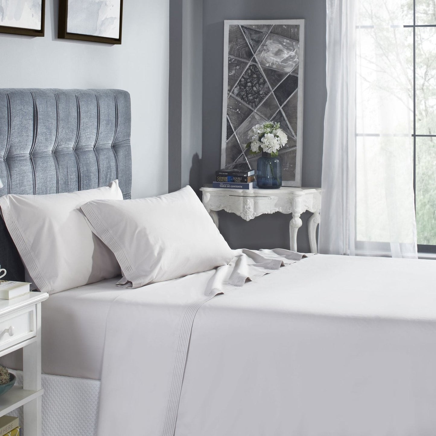 Venice Egyptian Cotton Percale Sheet Set