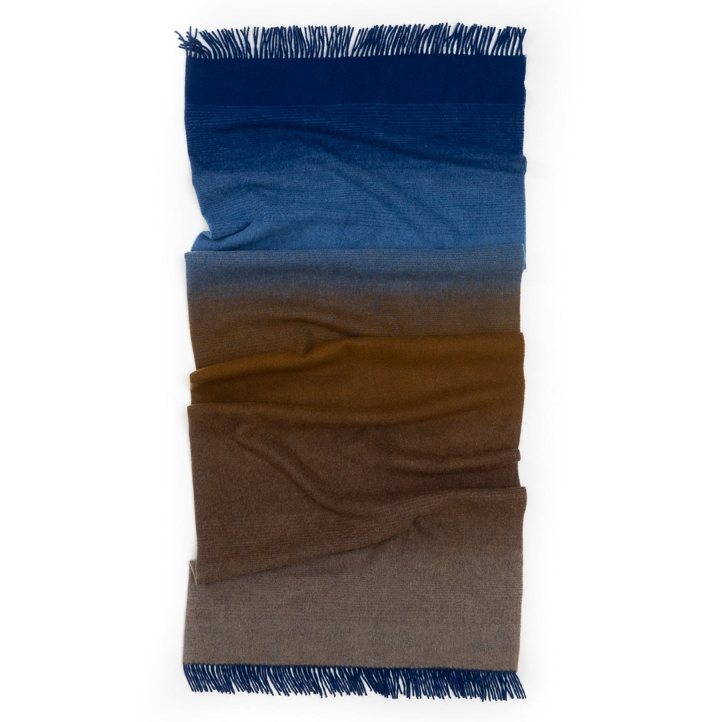 Whisper Ombre Merino Wool Throw – Horizon | Prince of Scots