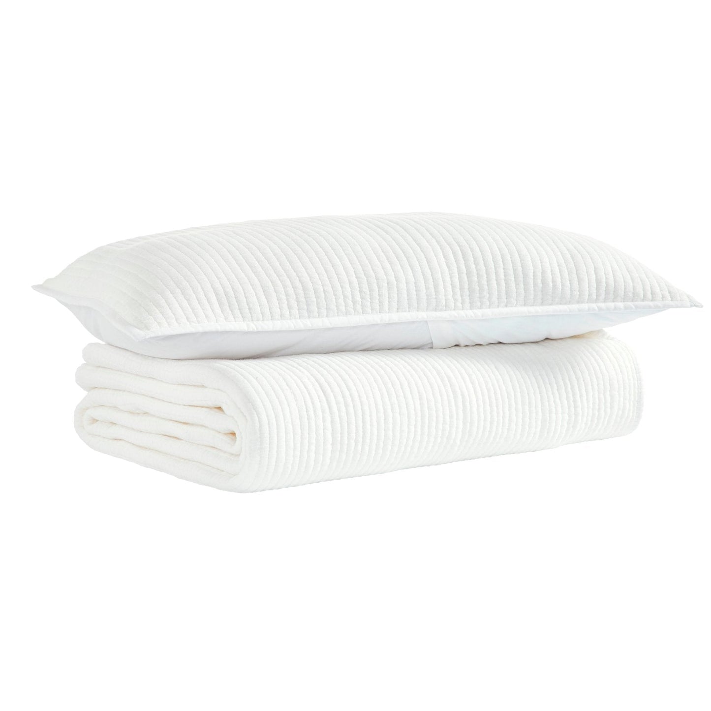 Teddy Natural Linen Coverlet