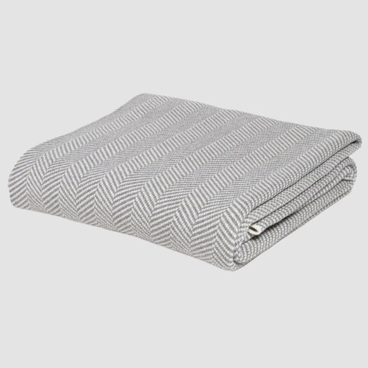 Herringbone - 60" x 80" Jumbo Sustainable Knit Throw Blanket