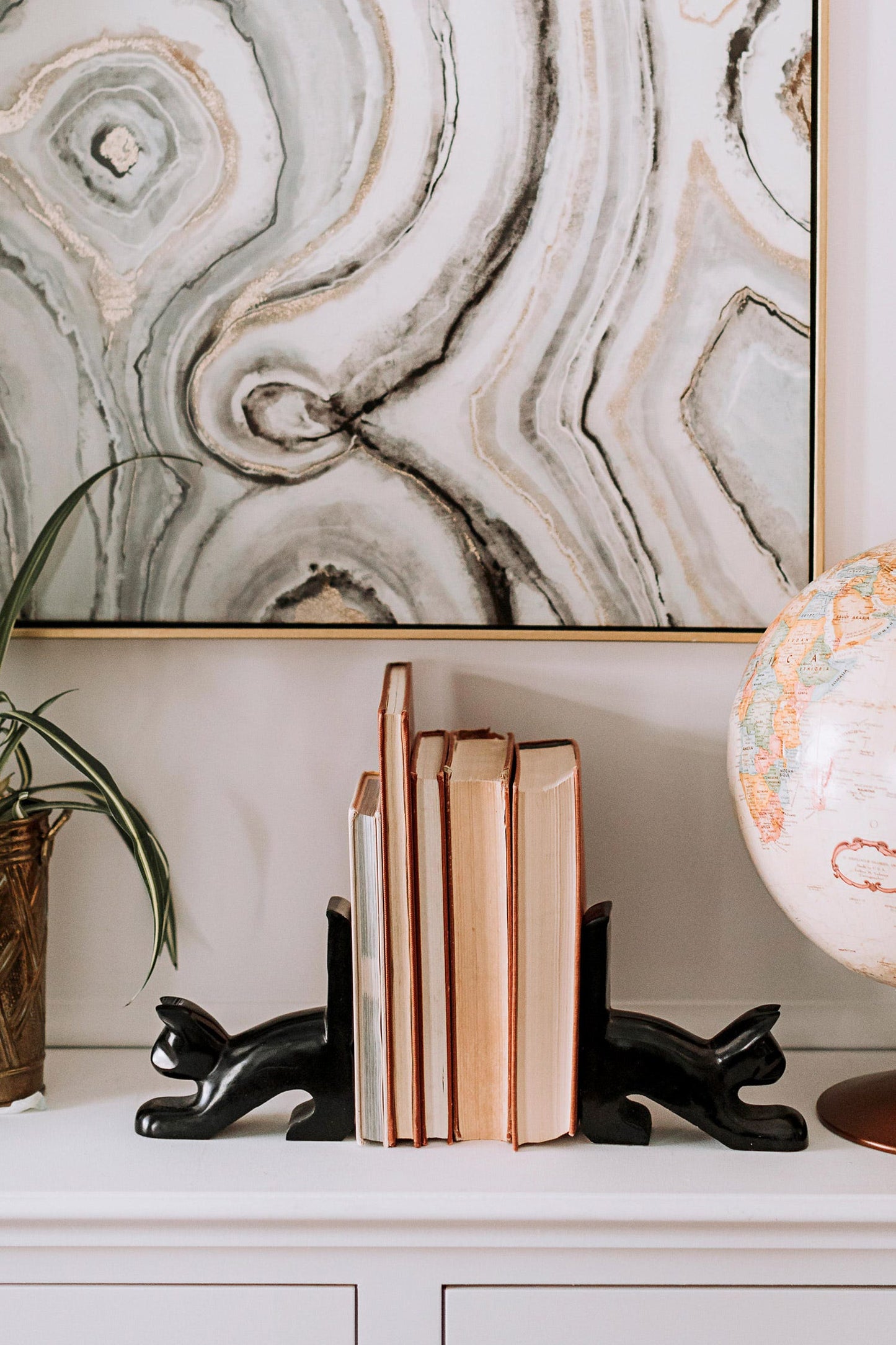 Playful Cat Bookends