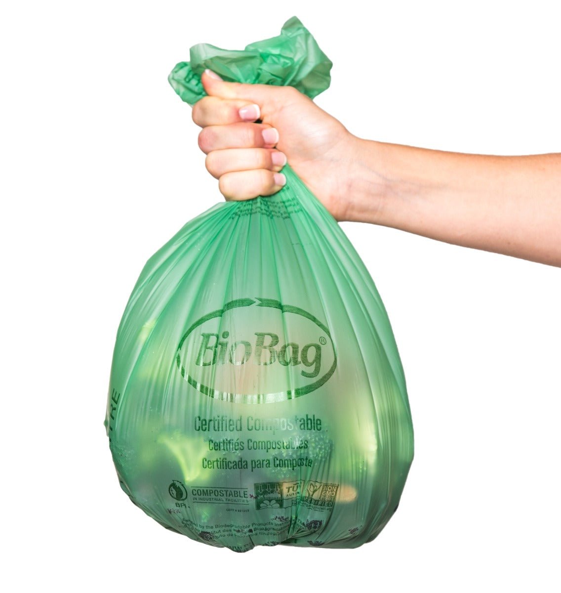 Biobag 3 Gallon Compostable Bags (4-Roll Pack, QTY:100)