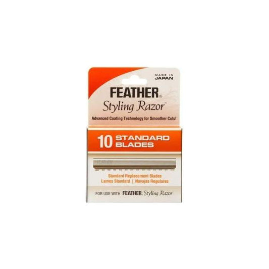 Feather 10 Standard blades for use with the FEATHER? Styling Razor