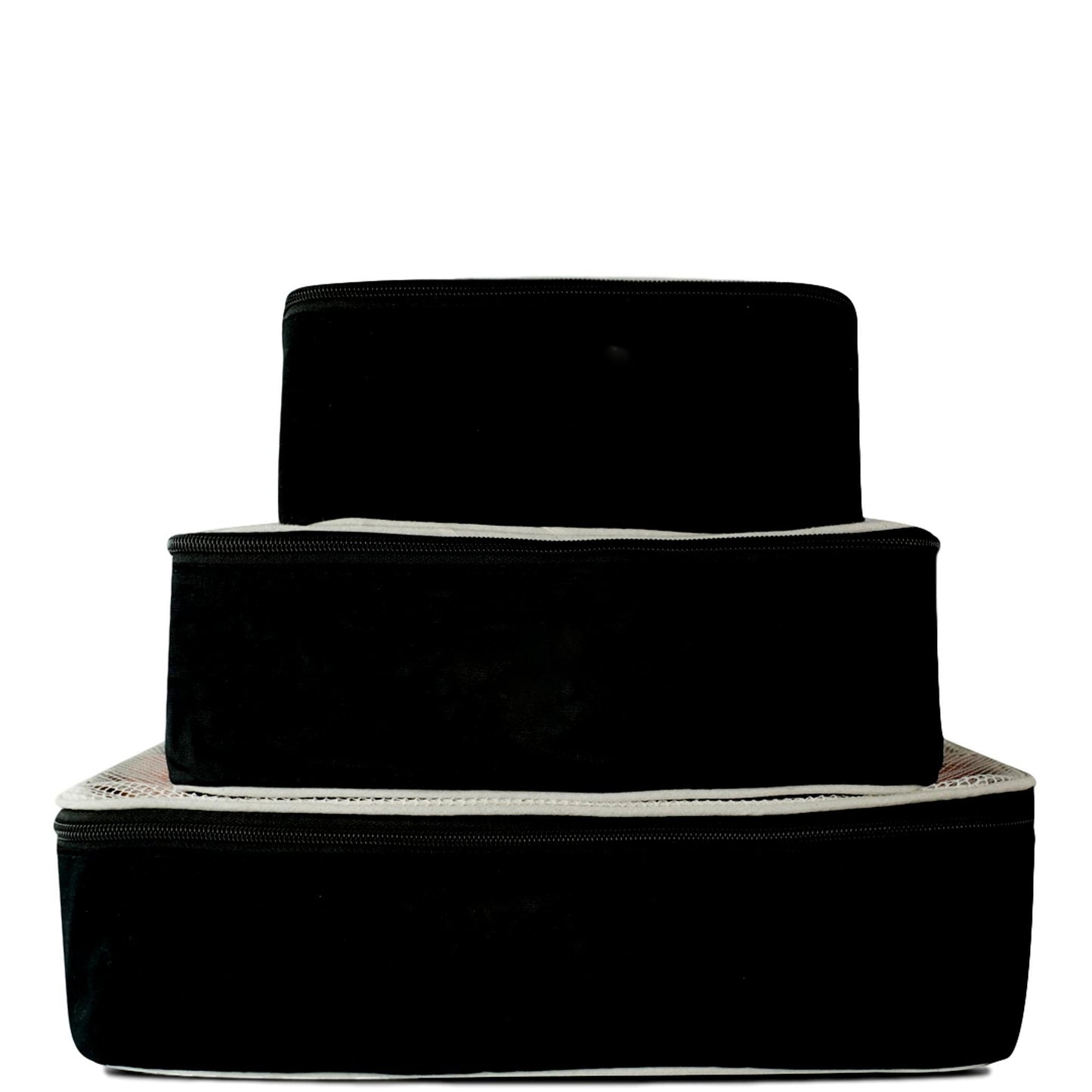 Personalized Packing Cubes, 3-pack Black