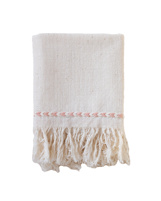 Blush Braid Detail Napkin | Set of 2
