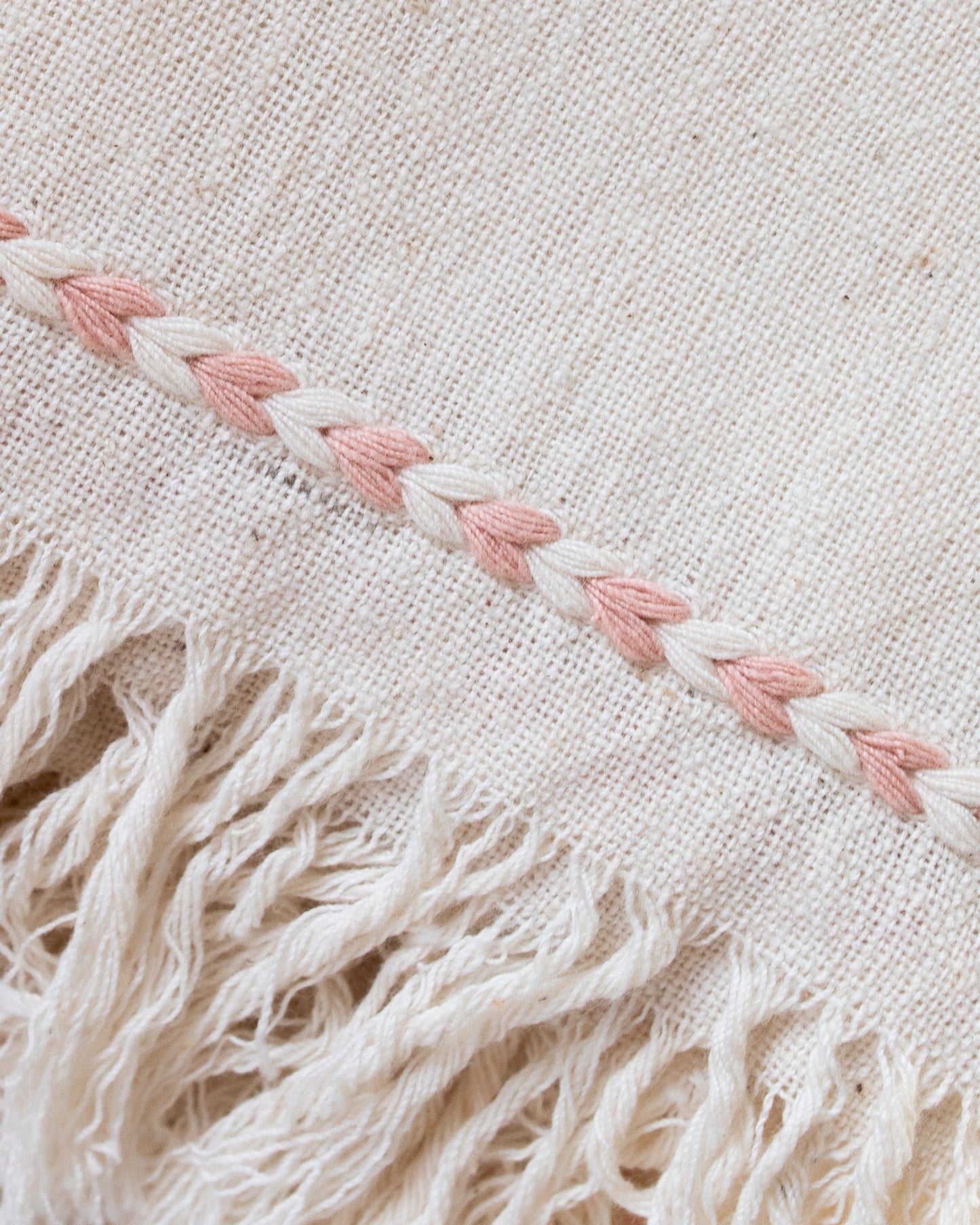 Blush Braid Detail Napkin | Set of 2