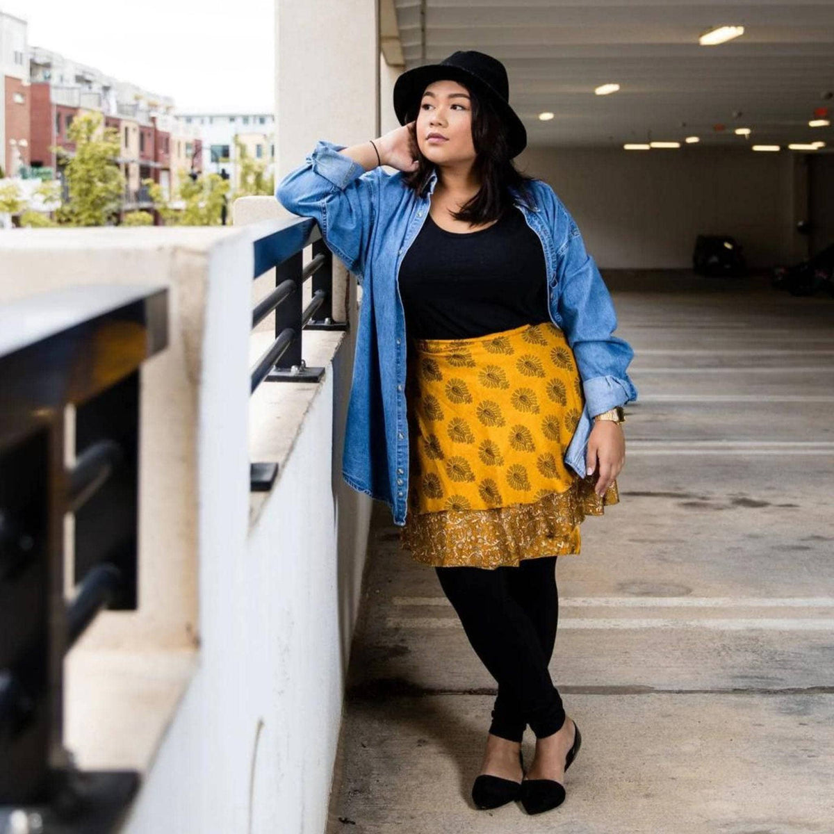 The Original Boho Reclaimed Sari Wrap Skirt
