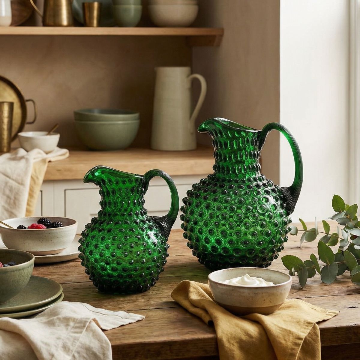 Hobnail Jug - Large - Midnight Botanica