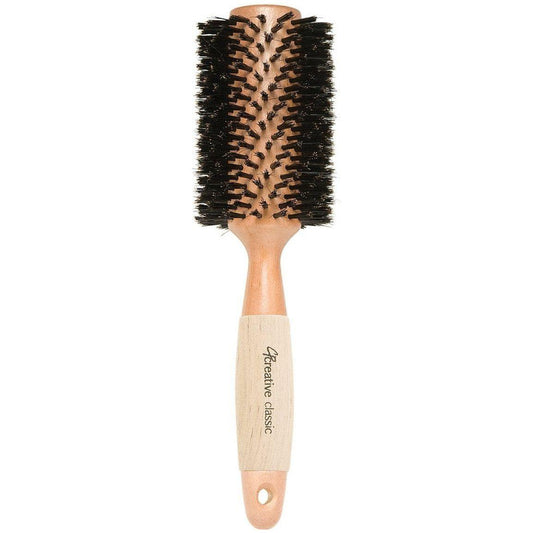 Eco-Reinforced Boar Bristle Round Hair Brush for Thick Hair-CRMBX