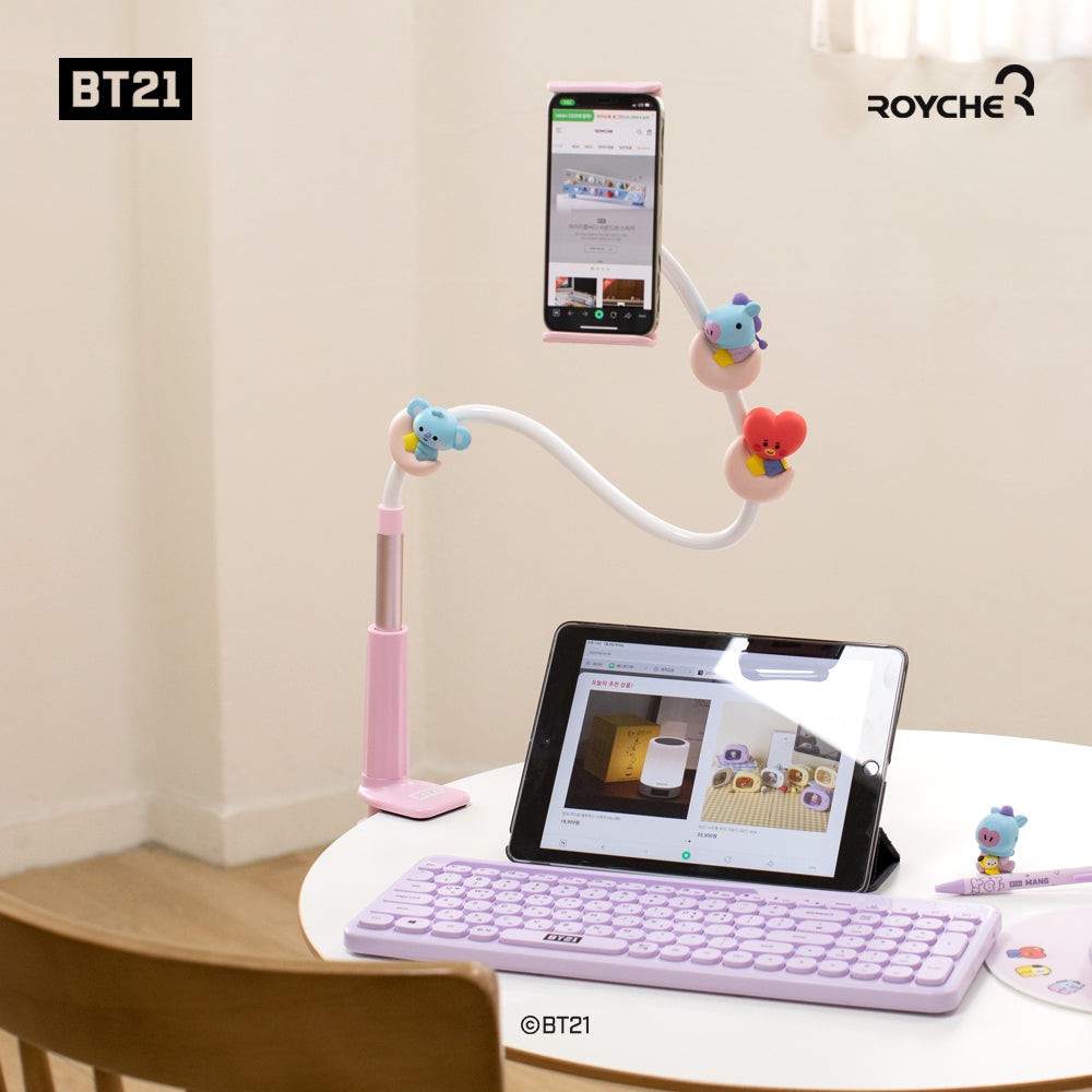 BTS x BT21 Baby Gooseneck Phone Holder