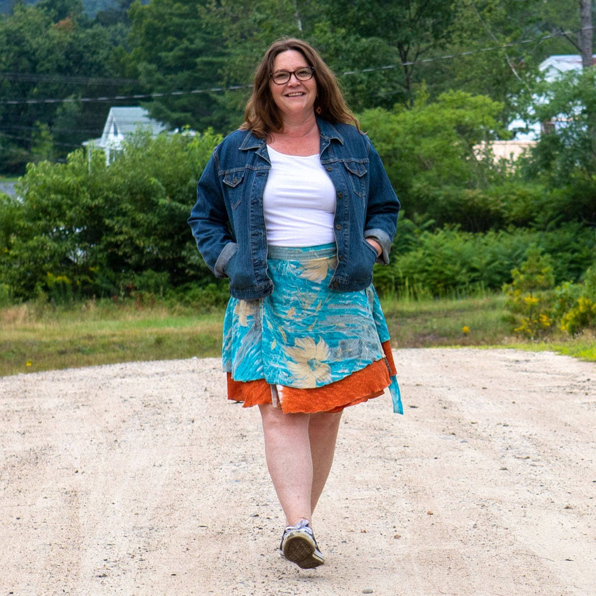 Fall Essentials – 2 Wrap Skirts & Accessories Bundle
