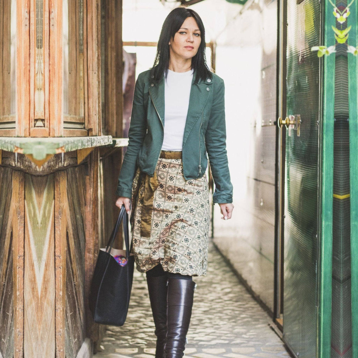 Fall Essentials – 2 Wrap Skirts & Accessories Bundle