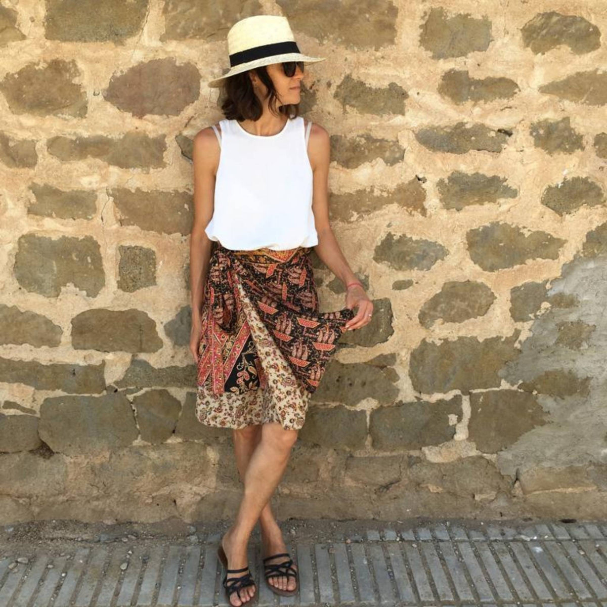 Fall Essentials – 2 Wrap Skirts & Accessories Bundle