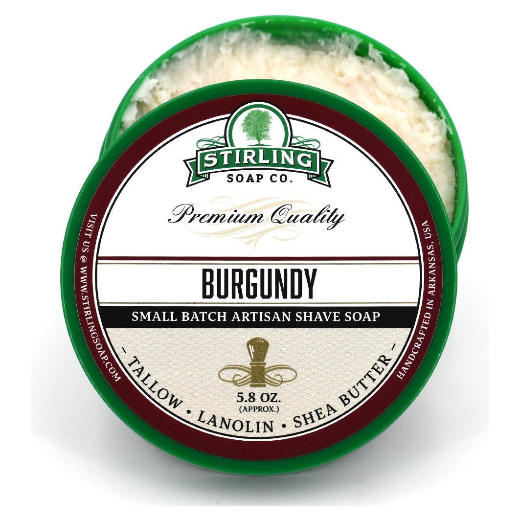 Stirling Soap Co. Burgundy Shaving Collection