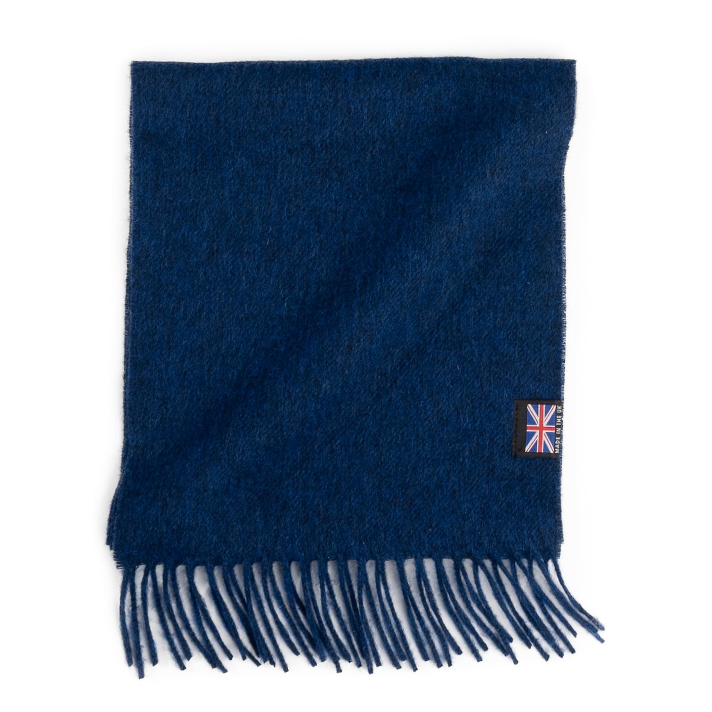 Prince of Scots Fringed Merino Wool Scarf (Royal)