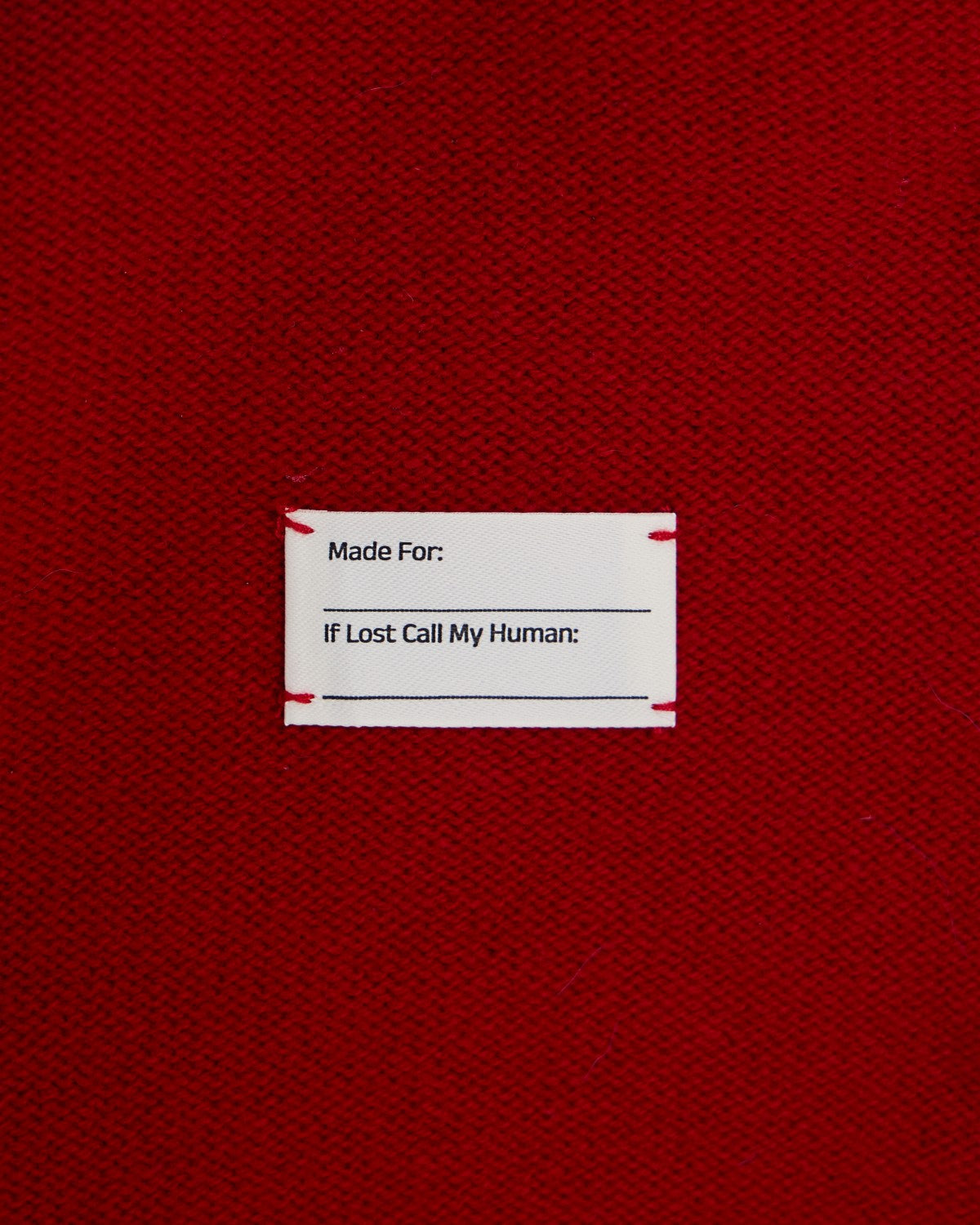 The Lutetia | Merino Wool Dog Sweater | Red