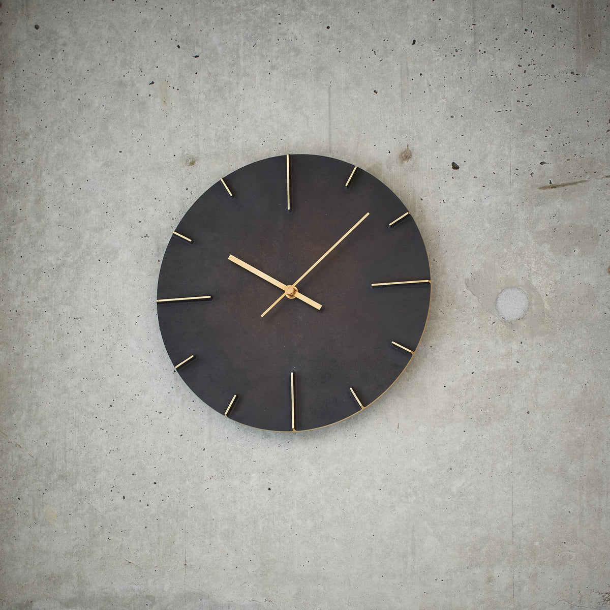 Lemnos Quaint Cast Brass Clock