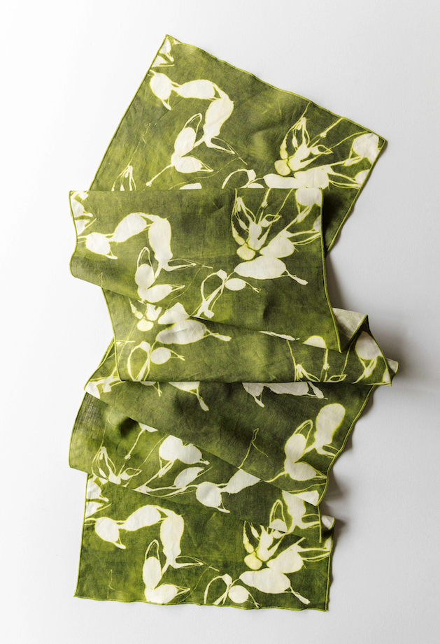 Porto Print in Olive Runner