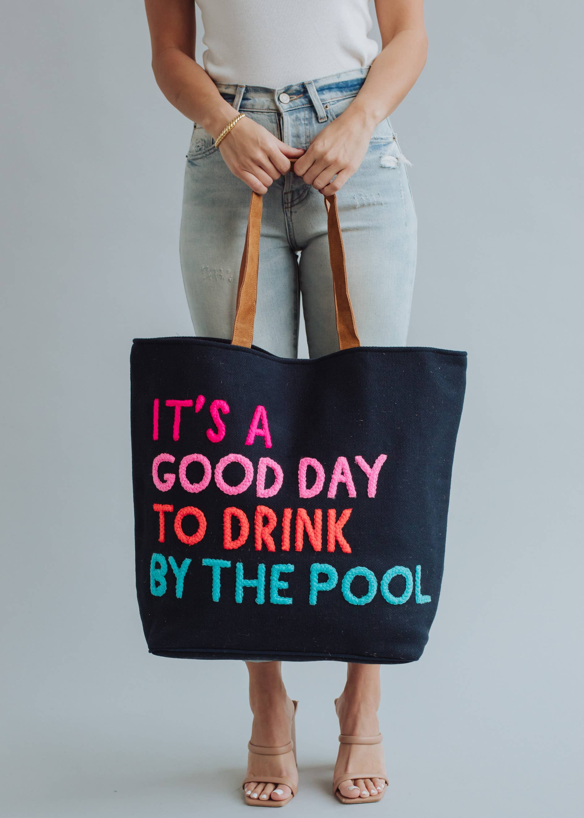 Navy Poolside Bliss Tote - Osadia Concept Store