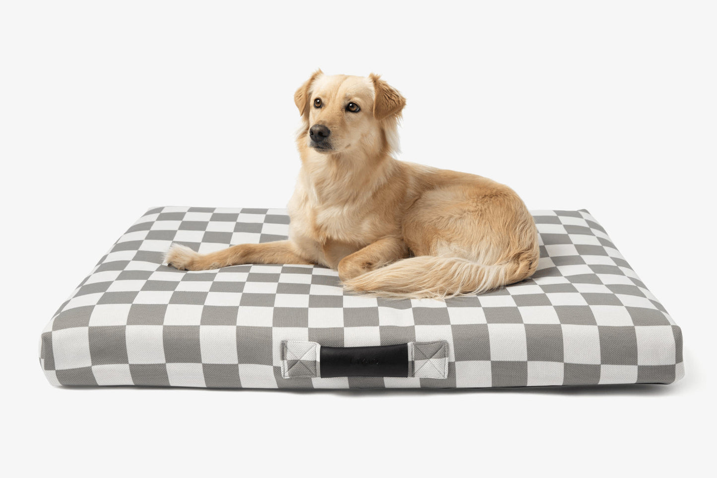 Gray Checker | Dog Bed or Bed Cover