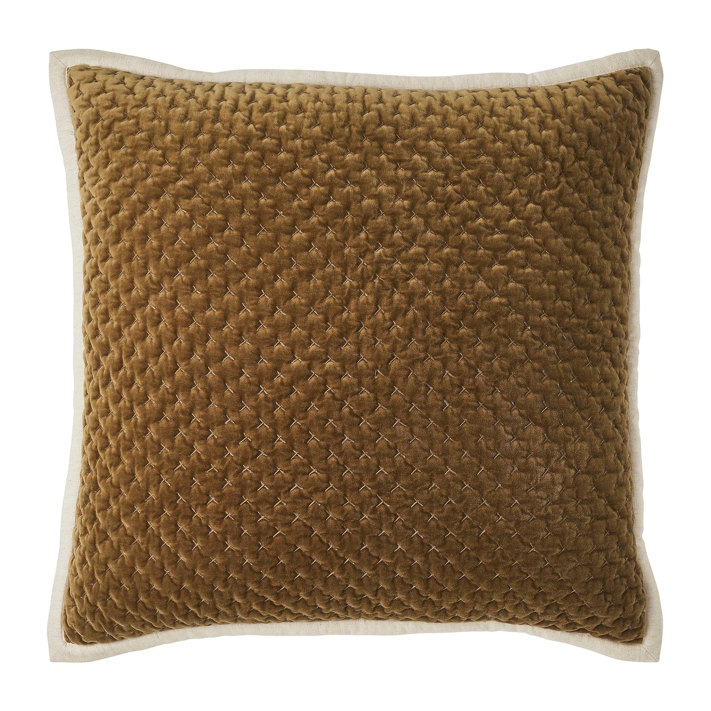 Maui Cross Stitch Velvet Quilt Sham