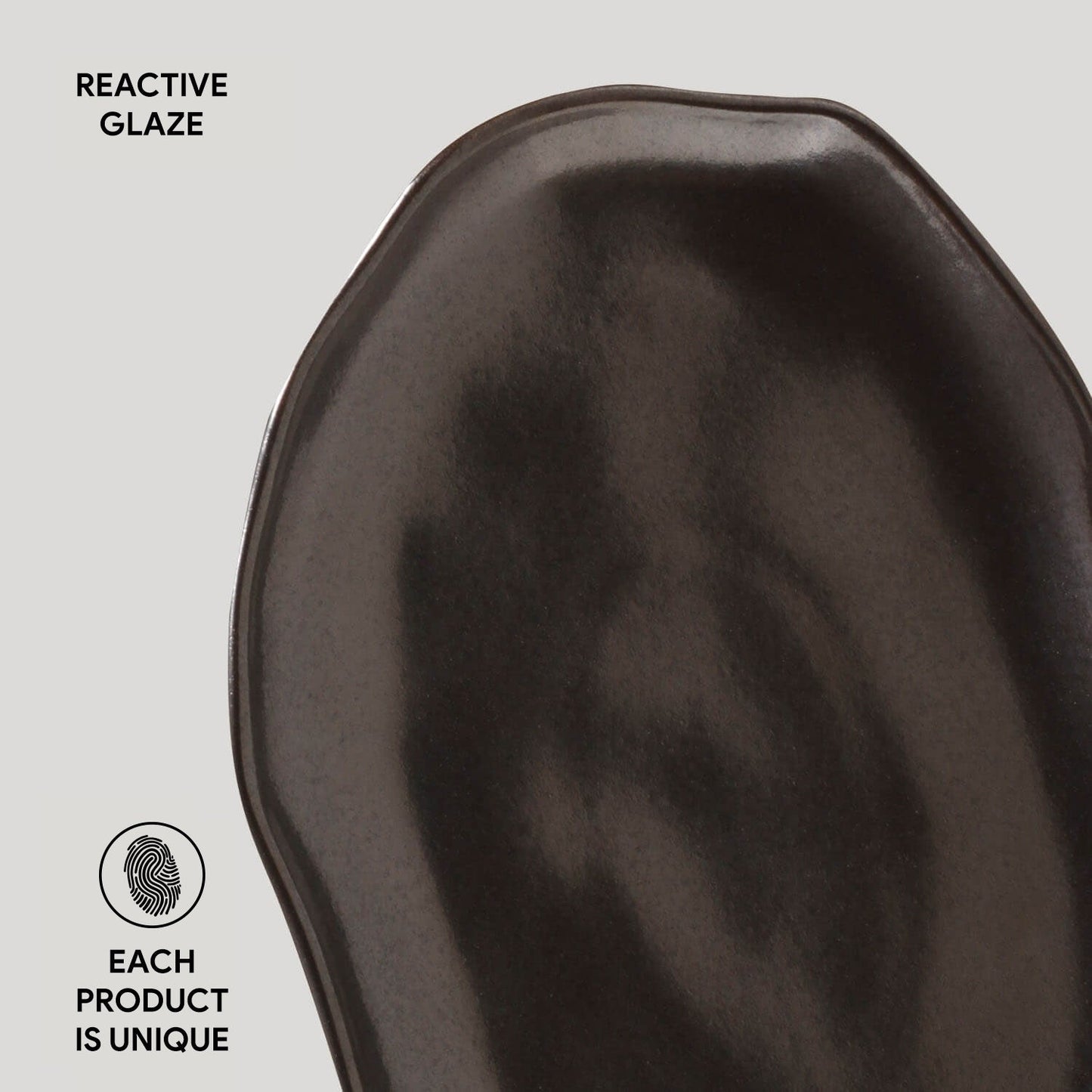 Shallow Bio Oval Platter Medium Set of 4