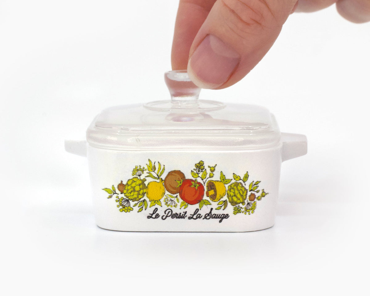 Mini Spice of Life Trinket Box – Corning Ware–Inspired Casserole