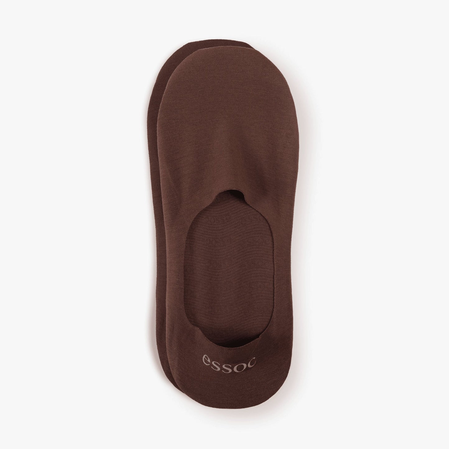Unisex Cotton No Show Socks | Espresso Brown