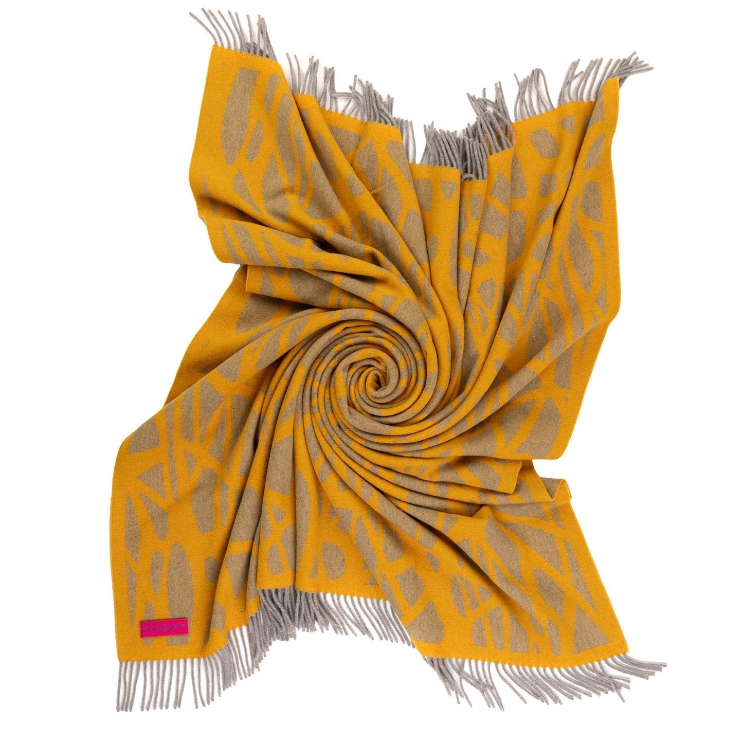 Southampton Home Monarch Merino Fleece Throw ~ Gold ~