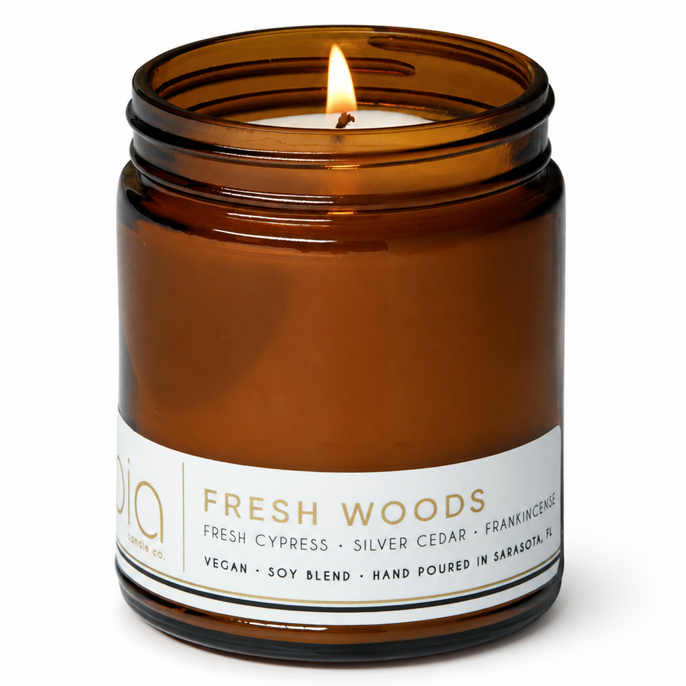 Fresh Woods Soy Blend Candle — Pine, Balsam & Cedar
