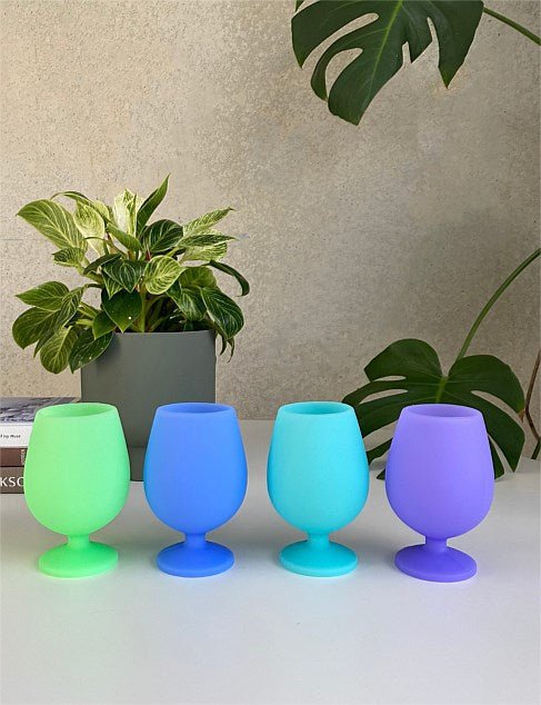 spring | stemm | silicone unbreakable wine glasses