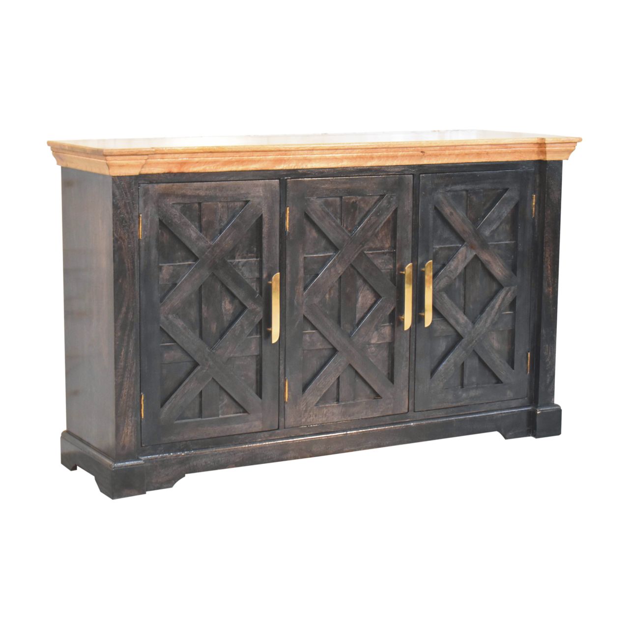 Solid Wood Regal Rustic Sideboard