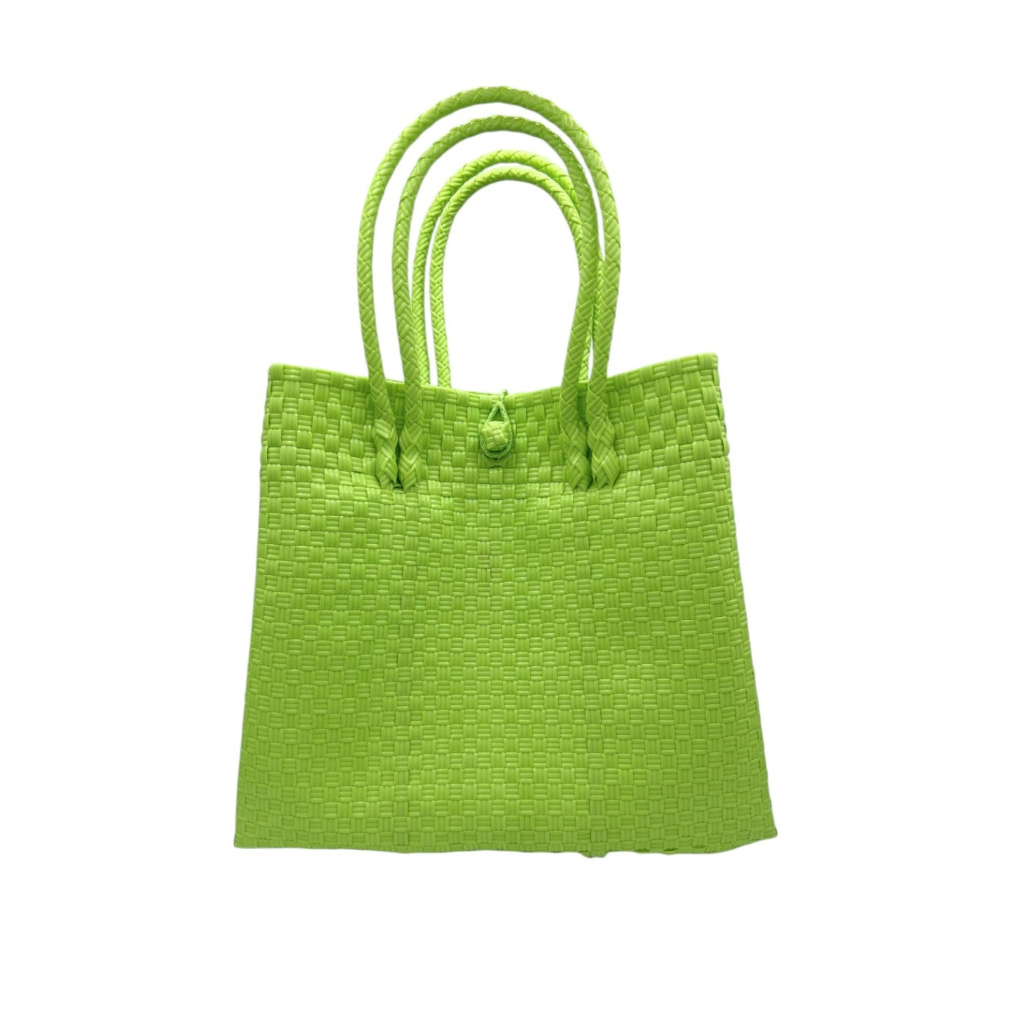 The Maxi Piper Handwoven Tote •Recycled Plastic